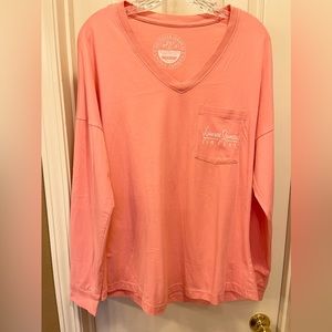 Lauren James Long Sleeve V Neck Tee